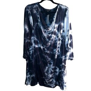 𝐋𝐀𝐍𝐄 𝐁𝐑𝐘𝐀𝐍𝐓 | NWT TIE DYE TUNIC TOP